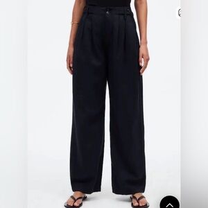 Madewell Harlow Wide Leg Pants Black